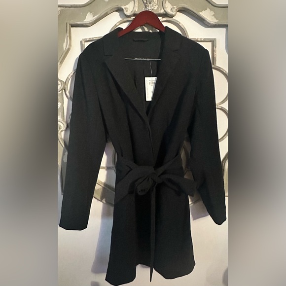 Abercrombie & Fitch Crepe Blazer Dress Size Large Tall - Picture 2 of 7